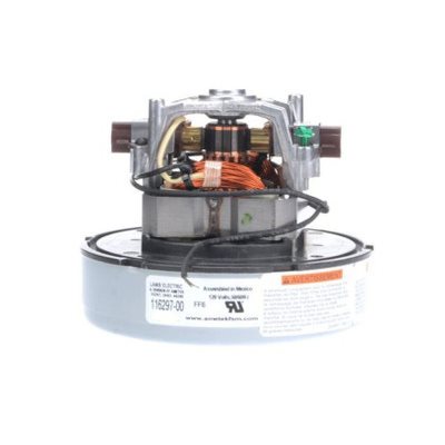 Ametek Lamb 116883-50 Vacuum Mtr/Blwr, Thru-Flow, 2 Stge, 1 SPD